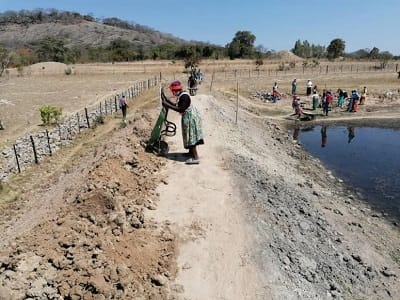MIRS introduced water harvesting techniques that include tree basins and weirs In wards 18 of Masvingo and 13 of Chiredzi.